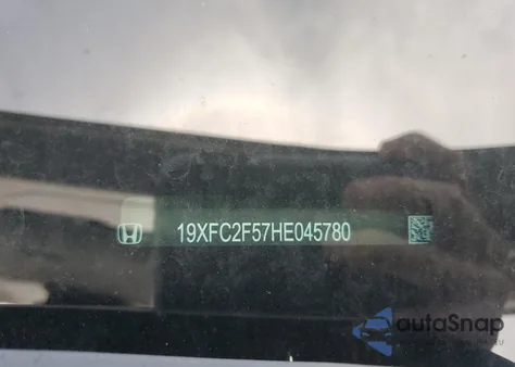 2017 Honda Civic Lx from USA, damaged, VIN 19XFC2F57HE045780